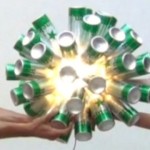 Entrega de la lámpara YoTambienQuieroUna de Reciclado Creativo