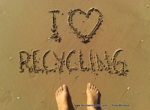 I love Recycling - Me gusta reciclar - Rosa Montesa - Reciclado Creativo