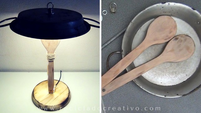 DIY La Paella Lámpara -  Cómo hacer una lámpara con una paella