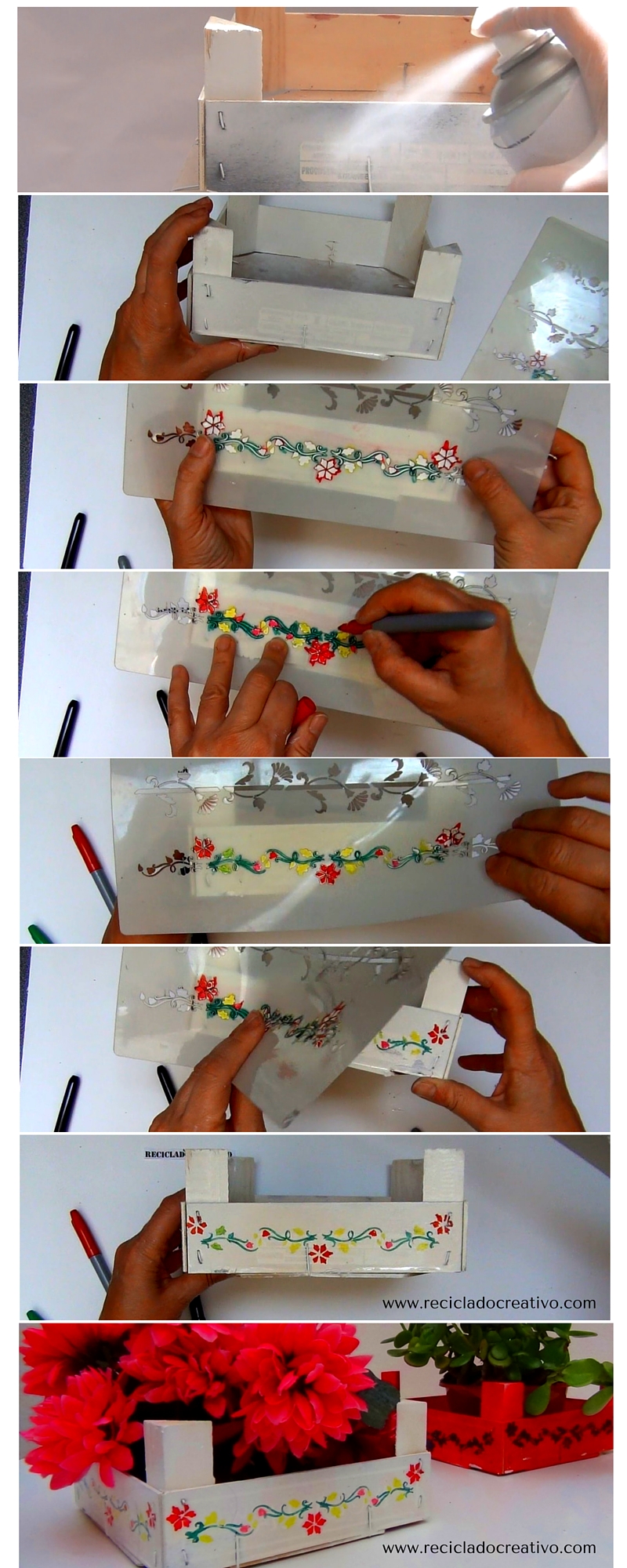 idioma Decepcionado Comercial Cómo decorar una caja de fresas - RECICLADO CREATIVO por Rosa Montesa
