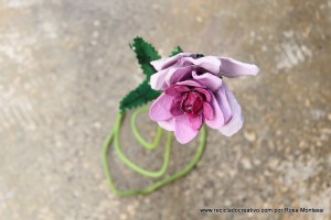 DIY Flores con hueveras de cartón