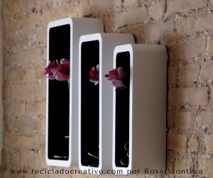 DIY Flores con hueveras de cartón