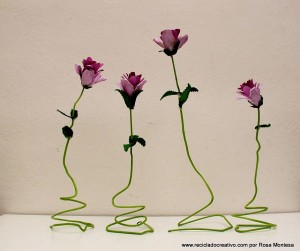 DIY Flores con hueveras de cartón