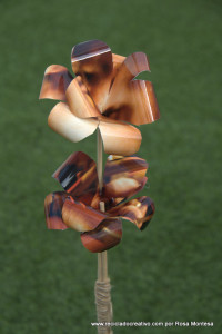 Flores con papel de fotografía. Gladiolos