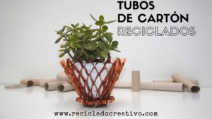 Tubos de cartón de rollos de papel de cocina reciclados