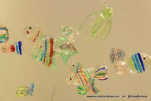 Taller para niños. Peces con botellas de plástico