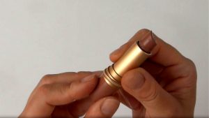 Pintalabios contenedor reutilizado