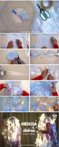 Paso a paso para hacer un disfraz de medusa para niños