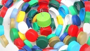 Árbol con tapitas de botellas de plástico #recicladocreativo