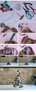 Paso a paso cómo hacer un árbol de Navidad reciclando tapones #recicladocreativo