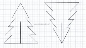 Plantilla Árbol de Navidad con envases de plástico