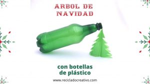 Árbol de Navidad_reciclado_botellas de plástico