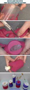 Recycling tumblr glasses with balloons - Reciclando vasos con globos