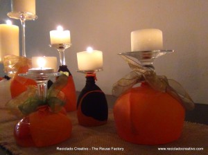 Halloween Inspiration and Ideas ¿Copas de vino, portavelas o candelabros? - Wine Glasses or Candleholders? We love to reuse objects. #Halloween, #reutilización, #decoración, #ninyos, #manualidades, #reciclado, #creativo, #recicladocreativo, #TheReuseFactory, #The Reuse Factory, #Reciclado Creativo, #recycling, #upcycling, #reuse, #reusing, #reciclaje, #reutilizar, #creative, #handcrafts, #handmade, #diy, #howto, #riciclo, #craft, #crafts, #tutorial, #pumpkins, #globos, #balloons, #caramelos, #chuches, #divertido, #gratis, #Do it Yourself, #smashing pumpkins, #free, #making