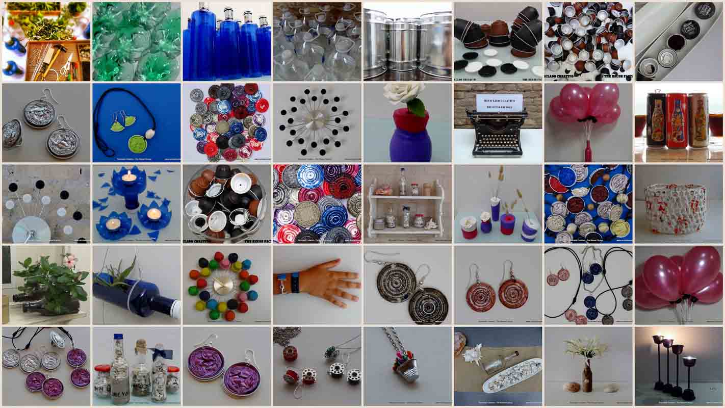 Top 50 of The Reuse Factory. Recycled, Reused, Upcycled- Los + de Reciclado Creativo