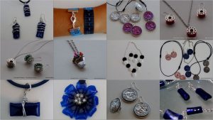 Para el día de la madre, una recopilación de bisutería realizada con material de Reciclado Creativo