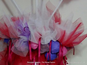 RecicladoCreativo. Recycling with water bottles and balloons. Reciclando con globos y garrafas de agua