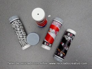 Cómo hacer un caleidoscopio con rollos de carton de papel higienico. Reciclado Creativo by Rosa Montesa