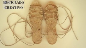 DIY una suela de alpargata y más de 20 combinaciones de sandalias