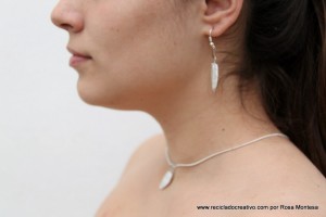 Bisutería reciclando pipas de girasol