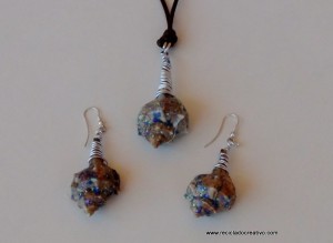 Caracolas de mar convertidas en colgantes para collares - Seashell as a pendant necklace