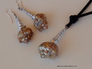 Caracolas de mar convertidas en colgantes para collares - Seashell as a pendant necklace