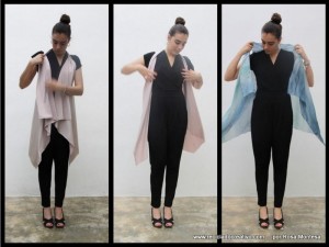 Elegante chaleco sin coser