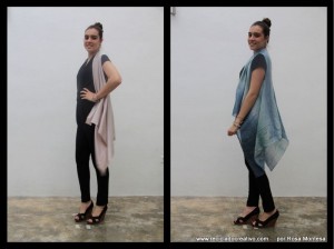 Elegante chaleco sin coser
