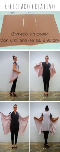 Elegante chaleco sin coser