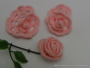 rosas de pitiminí de crochet
