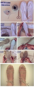 DIY una suela de alpargata y más de 20 combinaciones de sandalias