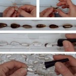 Cómo hacer perlas con cáscaras de pipas de girasol