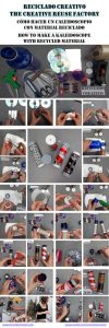 Cómo hacer un caleidoscopio con material reciclado, taller para ninyos