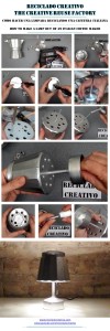 Cómo realizar una lámpara decorativa con una cafetera italiana How to make a lamp out of a Bialetti coffee maker