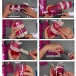 Como hacer unacaja bombonera con la base de una botella de plástico reciclada