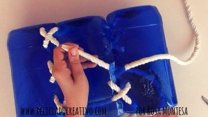 Bolso Capazo Playa Marinero con botellas de plástico recicladas