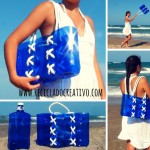 Bolso Capazo Playa Marinero con botellas de plástico recicladas