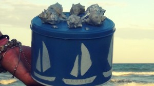 DIY cajas de galletas recicladas con estilo marinero