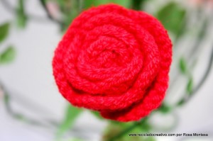 Flores de Crochet - Rosas de Pitiminí de ganchillo