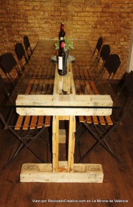 Restaurante La Mirona de Valencia - visto por Reciclado Creativo