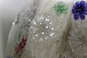 Falda Traje de Valenciana #ecofallera con botellas de plástico