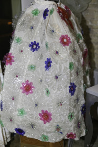 Falda Traje de Valenciana #ecofallera con botellas de plástico