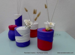 RecicladoCreativo.com Recycling with balloons. Recliclando con globos