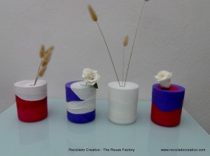 RecicladoCreativo.com Recycling with balloons. Recliclando con globos