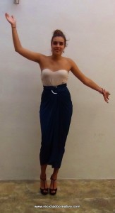 Cómo hacer una falda de moda sin coser - How to make a skirt stitch free