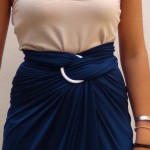 Cómo hacer una falda de moda sin coser - How to make a skirt stitch free